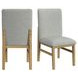 Canal Gray Upholstered Dining Side Chair Set of 2