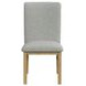Canal Gray Upholstered Dining Side Chair Set of 2