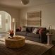 Portsmouth Java Brown Textured Chenille Sofa