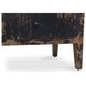 Iris Distressed Black 2 Drawer Nightstand