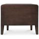 Iris Distressed Black 2 Drawer Nightstand