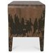 Iris Distressed Black 2 Drawer Nightstand