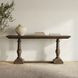 Everson Brown Rectangular Console Table