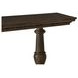Everson Brown Rectangular Console Table