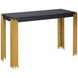 Empire Black Rectangular Console Table