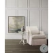Fusion Chrome Bubble Glass Accent Table