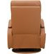 Pratt Caleigh Sand Leather Swivel Glider Recliner