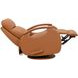 Pratt Caleigh Sand Leather Swivel Glider Recliner