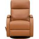 Pratt Carleigh Sand Leather Swivel Glider Recliner