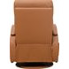 Pratt Carleigh Sand Leather Swivel Glider Recliner