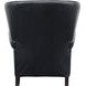 Presidential Wenlock Onyx Leather Push Thru The Arms Recliner with Nailhead Trim