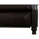 Presidential Wenlock Fudge Leather Push Thru The Arms Recliner with Nailhead Trim