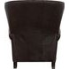 Presidential Wenlock Fudge Leather Push Thru The Arms Recliner with Nailhead Trim