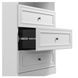 Versatile White 61'' Storage Wardrobe