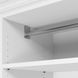 Versatile White 61'' Storage Wardrobe