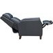 Pryce Santa Fe Ocean Leather Push Thru The Arms Recliner
