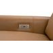 Pryce Santa Fe Brandy Leather Power Recliner with Power Headrest and USB Charging