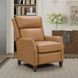 Pryce Santa Fe Brandy Leather Power Recliner with Power Headrest and USB Charging