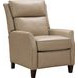 Pryce Cashmere Stone Leather Power Recliner with Power Headrest and USB Charging