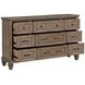 Mariana Mocha 9 Drawer Dresser