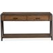 Hallie Milk Chocolate and Dark Chocolate Rectangular Sofa Table