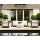 Kai White Outdoor Round Cocktail Table