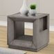 Pure Modern Soft Moonstone Glass Top End Table