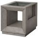 Pure Modern Soft Moonstone Glass Top End Table