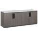 Pure Modern Soft Moonstone Credenza With Quartz Top