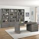 Pure Modern Soft Moonstone Executive Desk