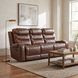 Putnam Brown Double Reclining Sofa