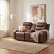 Putnam Brown Power Double Reclining Loveseat