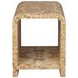 Putnam Brown Square Side Table with 1 Shelf