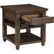 Oliver Brown Rectangular End Table