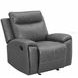 Gaston Gray Manual Reclining Living Room Set