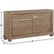 Montana Brown 6 Drawer Dresser