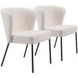 Aimee White Stackable Dining Chair Set of 2