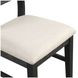 Sable Crest Black Upholstered Dining Chair Set of 2