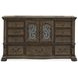 Durango Willadeene Brown 9 Drawer Dresser with Arched Mirror