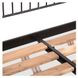 Monet Black King Metal Bed