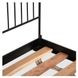 Monet Black King Metal Bed