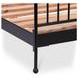 Monet Black King Metal Bed