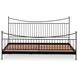 Monet Black King Metal Bed