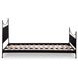 Monet Black King Metal Bed