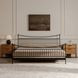 Monet Black Queen Metal Bed