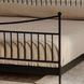 Monet Black Queen Metal Bed
