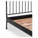 Monet Black Queen Metal Bed