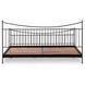 Monet Black Queen Metal Bed