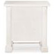 Clement Whitewashed 2 Drawer Nightstand