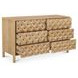 Fulton Natural 6 Drawer Dresser